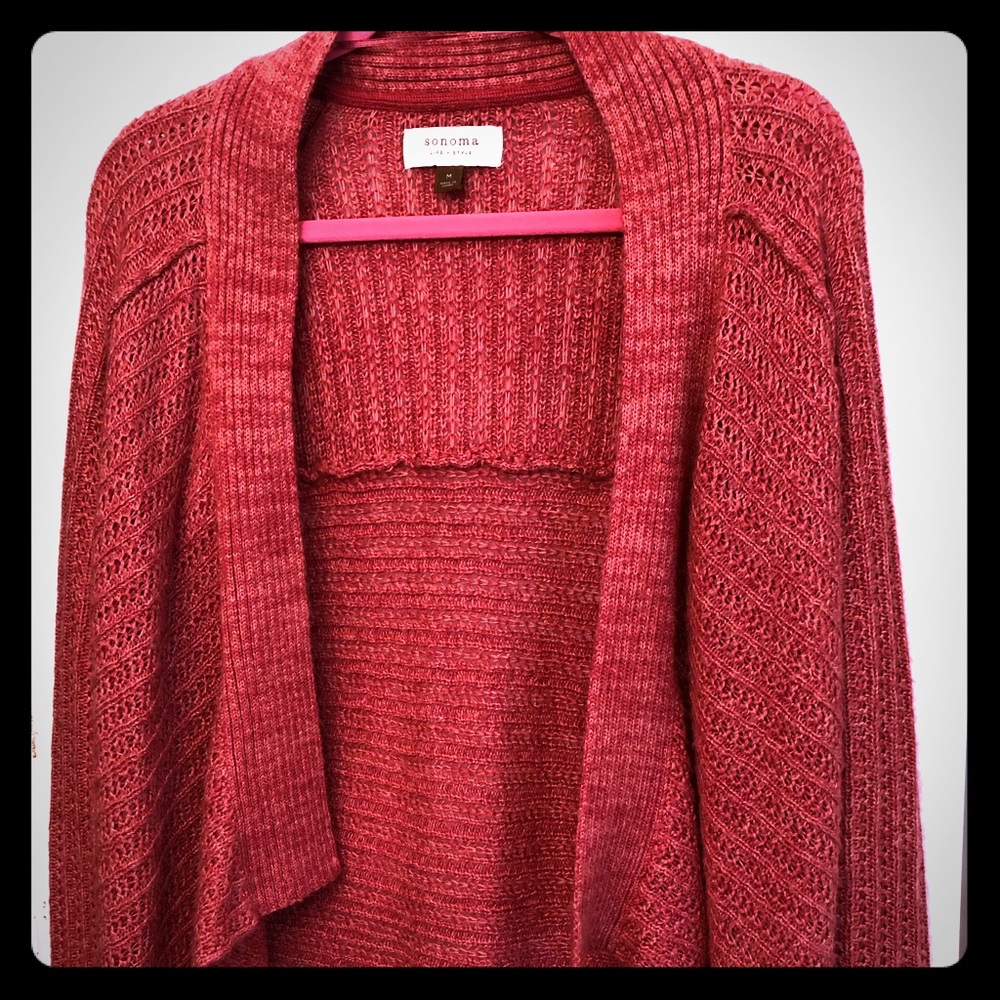 Sonoma Coral Super Soft Sweater Medium